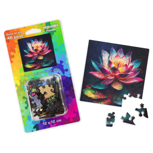 Puzzle mic din lemn - Flori - Nufar | Woodmix Puzzles imagine