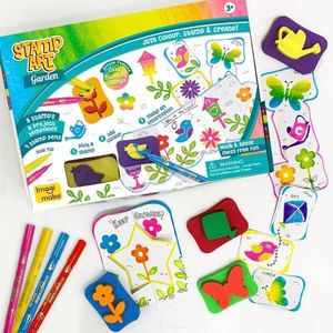 Set creativ - Stampile - Gradina | ImagiMake imagine