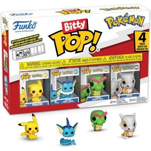 Set 4 figurine - Pokemon - Pikachu, Vaporeon, Caterpie, Cubone | Funko imagine