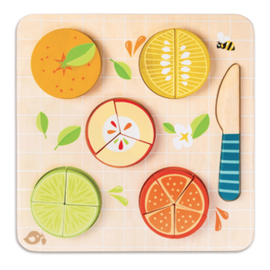 Jucarie din lemn - Citrus Fractions | Tender Leaf Toys imagine
