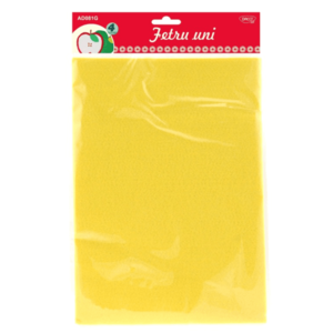 Accesorii craft - Fetru uni galben | Daco imagine