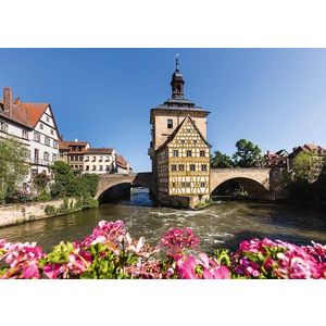 Puzzle 1000 piese - Bamberg - Regnitz and Old Town Hall | Schmidt imagine