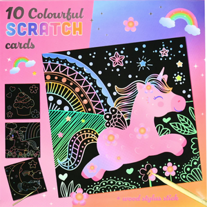 Set 10 Planse colorate de razuit - Unicorn | Wins Holland imagine