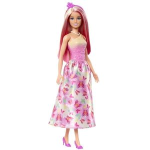 Papusa - Barbie cu parul blond si roz | Mattel imagine