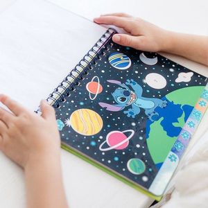 Set creativ - Lipeste pe numere cu abtibilduri - Lilo si Stitch | Totum imagine