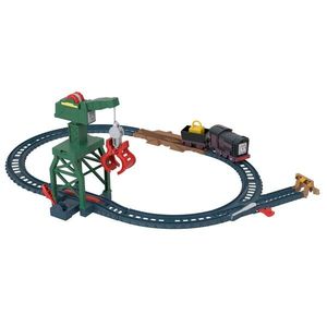 Set de joaca - Locomotiva motorizata - Cranky, cu accesorii | Fisher-Price imagine