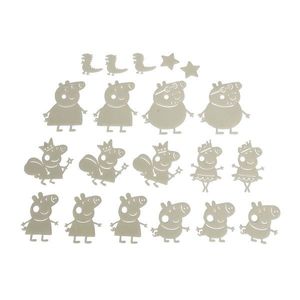Set 20 figurine - Peppa Pig Glow in the Dark | Simba imagine