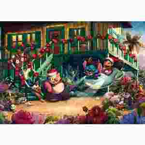 Puzzle 1000 piese - Disney - Lilo & Stitch - Craciun Aloha | Schmidt imagine