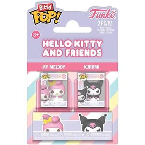 Set 2 figurine My Melody & Kuromi - Hello Kitty & Friends - Bitty Pop! - Funko | Funko imagine