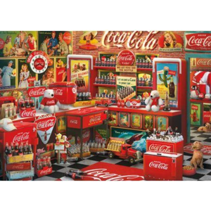 Puzzle 1000 piese - Coca Cola - Nostalgieshop | Schmidt imagine