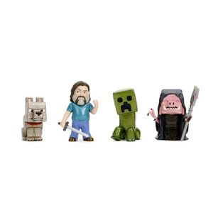 Set 4 figurine - Minecraft The Movie, 6.5cm | Jada Toys imagine