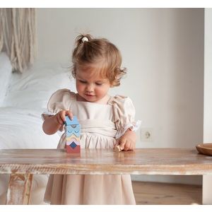 Set constructie - Cubika - Turn - Pastel | Cubika imagine