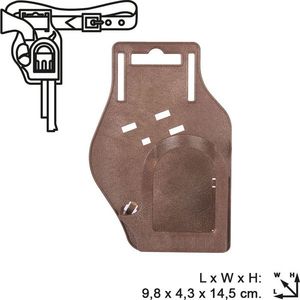 Jucarie - Pistol Cowboy cu toc, 12 capse | Gonher imagine