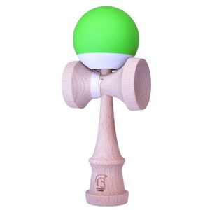 Jucarie de indemanare - Kendama Antiskid Paint - Verde/Alb | Knight imagine