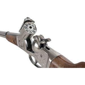 Jucarie - Pusca Cowboy culoare metalic mat, 8 capse | Gonher imagine