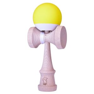 Jucarie de indemanare - Kendama Antiskid Paint - Galben/Alb | Knight imagine
