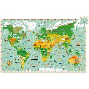 Puzzle educativ - Around the World Observation Puzzle, 200 de piese | Djeco imagine