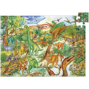 Puzzle 100 piese - Observation - Dinozauri | Djeco imagine