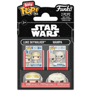 Set 2 figurine Luke Skywalker & Wampa - Star Wars - Bitty Pop! - Funko | Funko imagine