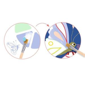 Set creativ de pictura - Fluturi si Buburuze | Djeco imagine