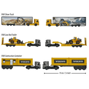 Camion metalic - Volvo Constructions, mai multe modele | Majorette imagine