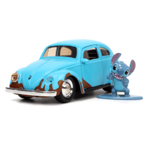 Set masina si figurina - Disney Stitch - Stitch & Volkswagen Beetle | Jada Toys imagine