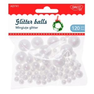 Accesorii craft - Mingiute glitter | Daco imagine