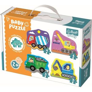 Puzzle - Trefl Baby Clasic - Utilaje la treaba | Trefl imagine