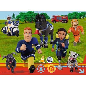 Puzzle 30 piese - Pompierul Sam gata de salvare | Trefl imagine