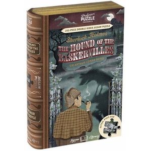 Puzzle cu doua fete - Jigsaw Library - The Hound of The Baskervilles | Professor Puzzle imagine