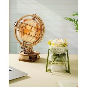 Puzzle 3D - Camelia alba | Robotime imagine