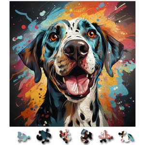 Puzzle din lemn - Dalmatian 1 | Woodmix Puzzles imagine