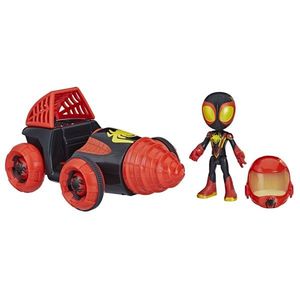 Set de joaca - Spidey And His Amazing Friends Web-Spinners - Miles With Drill Spinner | Hasbro imagine
