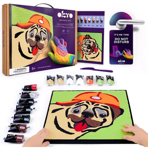 Set creativ - Sensory Art - Pug Dog | Okto Clay imagine