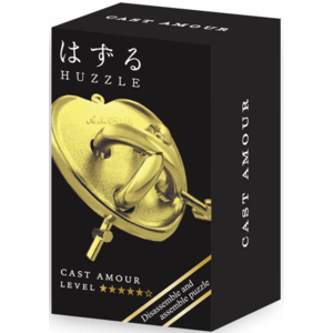 Puzzle mecanic - Mini Huzzle Amour - Gold | Hanayama imagine