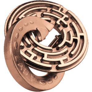 Puzzle mecanic - Mini Huzzle Laby - Antique Copper | Hanayama imagine