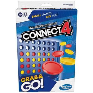 Joc de societate - Grab & Go! Connect 4 | Hasbro imagine