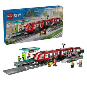 LEGO City - Statie si tramvai in centrul orasului (60423) | LEGO imagine