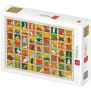 Puzzle 1000 piese - Cats Pattern | Deico Games imagine