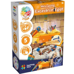 Set educativ - Micul geolog - Excavari in Egipt | Hashtag Toys imagine