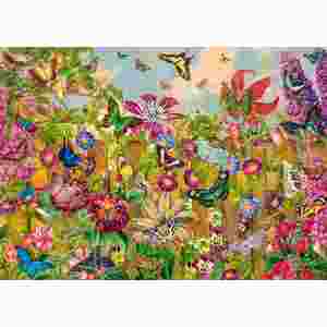 Puzzle 2000 piese - Gradina fermecatoare a fluturilor | Schmidt imagine