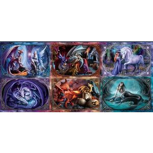 Puzzle panoramic 9000 piese - Creaturi fantastice | Trefl imagine