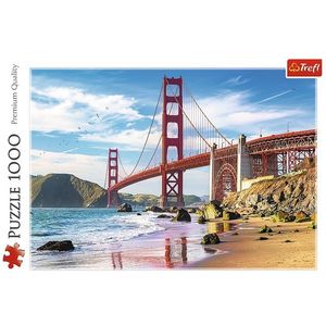 Puzzle 1000 piese - Golden Gate San Francisco | Trefl imagine