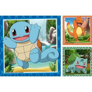 Puzzle - Personaje Pokemon, 3×49 piese | Ravensburger imagine