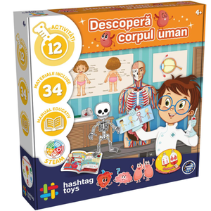 Joc educativ - Descopera corpul uman | Hashtag Toys imagine
