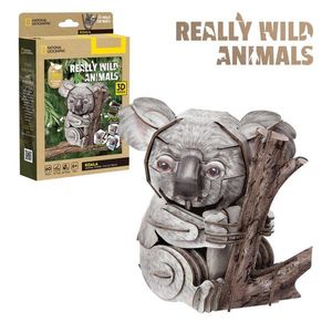 Puzzle 3D - National Geographic Animale Salbatice - Koala, 60 piese | CubicFun imagine