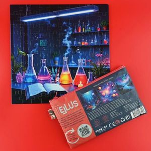 Puzzle 100 piese, cu borseta - Stiinte | Tellus imagine