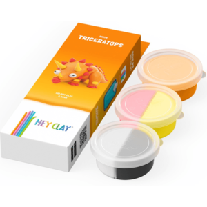 Set plastilina - Dinos - Triceraptors | Hey Clay imagine