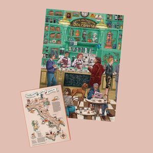Puzzle clasic 1000 piese - Italian Coffee Culture | Water & Wines imagine