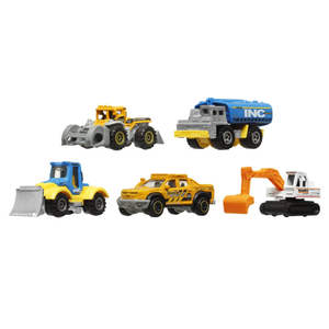 Set 5 masinute metalice - Matchbox - Construction VII | Mattel imagine